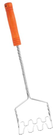 VICASKY Presse-purée Manuel en Acier Inoxydable, 1 Pièce, Outil Cuisine Pratique pour Écraser Pommes de Terre et Légumes, Compatible Lave-vaisselle, Usage Domestique