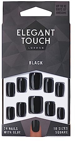 Elegant Touch Core Colour Nails Black