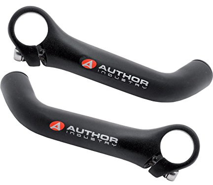 Fahrrad Lenkerhörnchen ABE-30N gebogen Bar Ends 150 mm Alu 22,2 schwarz