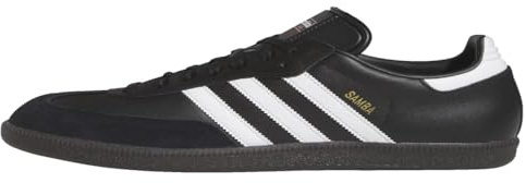 adidas Herren Samba Classic Indoor Fußballschuh, Schwarz Weiß Schwarz, 45 1/3 EU