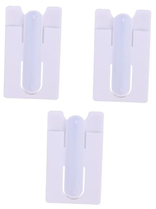 PartyKindom 3pezzi Supporto Silicone Per Smartphone Con Portacarte e Kickstand Confezione Da Bianco Compatibile Con Pixel e Altri Smartphone