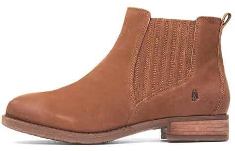 Hush Puppies Female Edith Boot, Tan, 4