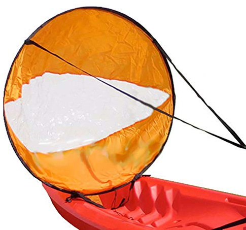 TIANTIAN Kajak Boot Wind Segel Sup Paddle Board Segeln Kanu Rudern Boote Wind Fenster Faltbar Langlebig Downwind Kajak Segel Kit mit Klarfenster Surfling für Kajak Boot Segelboot Kanu