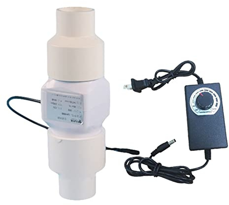 TAREV 2” Inline Extractor Fan Blower 50mm with 32mm PVC Duct Interface 62 CFM Portable Fume Extractor 6W 12V Air Circulation Fan for Bathroom Vent Room Basement
