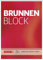 Baier & Schneider Brunnen Briefblock / Schreibblock / Der Brunnen Block (A4, kariert, 50 Blatt, 70 g/m sq, 4-fach gelocht)