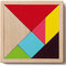Remember TG1 Tangram Challenge – Legespiel aus Holz für Kinder und Erwachsene (4er Set)