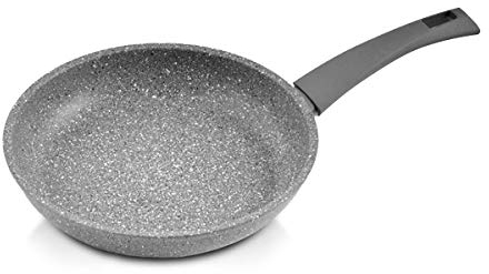 Mopita Roccia Viva - Padella Antiaderente, Per tutti i piani cottura (No Induzione), Multistrato Antiaderente, Rivestimento 5 strati Antigraffio, Manico Soft Touch, Made in Italy, Ø32 cm