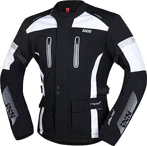IXS Tour Pacora-ST Motorrad Textiljacke, schwarz/weiß, M