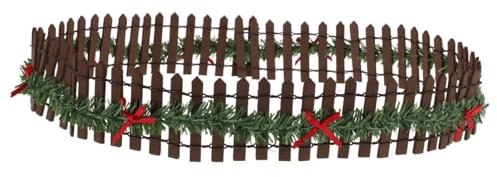 ifundom Zaun Für Garten Holz Miniatur Zaun Dekorativer Gartenzaun Für Mikro-landschaften Weihnachtsgarten Zubehör Für Miniaturgärten Und Terrarien