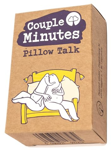 Paarzeit 53 Playful Conversation Starters for Couples – CoupleMinutes Pillow Talk – Gift for Women, Men and Parents, a question Game on The topics of Intimacy and emotional Connection (C) Pillow Talk