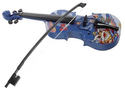 Toyvian Violon Éducatif pour Enfants Petits Instruments pour Enfants Dâge Préscolaire Ensemble De Jouets Musicaux pour Bébés avec Archet pour Lapprentissage De La Musique