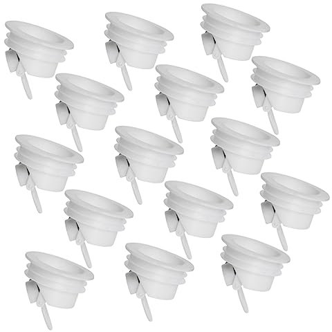 Operitacx 15pièces Bouchon Odeur Douche Bouchon De Vidange Vidange Crépine De Filtre De Sol Manchon Pour Siphon De Sol Noyau De Siphon De