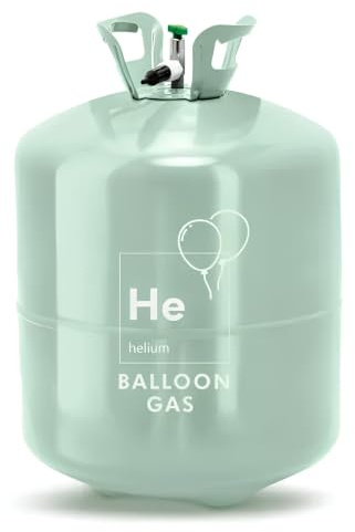 Bombola di elio grande per gonfiare fino a 100 palloncini - Verde