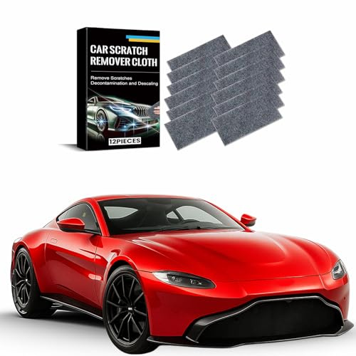 ZukZythepsor 12Pcs Nano Sparkle Cloth for Car Scratch Removal - Repair Scratches, Swirls, Water Spots & Restore Paint Color Safely