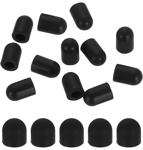 PATIKIL 7.0mm (0.28) Stylus Pen Tips, 50Pcs Conductive Rubber Capacitive Touch Screen Pens Tip for Mobile Phones Computers Tablets E-readers Smart Drawing Boards, Black