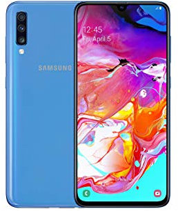Samsung Galaxy A70 Dual-SIM 128GB 6.7-Inch FHD+ Android 9 Pie UK Version Smartphone - Blue (Renewed)