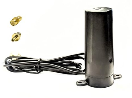 Maswell Antenne IoT M2M, Omni 600-6000 MHz, cellulaire 5G 4G+ LTE 3G, WiFi 6, antenne Bluetooth RP-SMA/SMA/TS9 pour routeur, compteur intelligent et caméra LTE, aimant et montage à vis