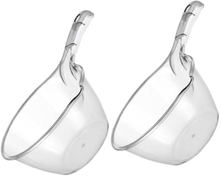 Cabilock 2piezas Cucharón De Plástico Para Servir Agua Cucharón Para Baño y Cocina Reutilizable y Duradero