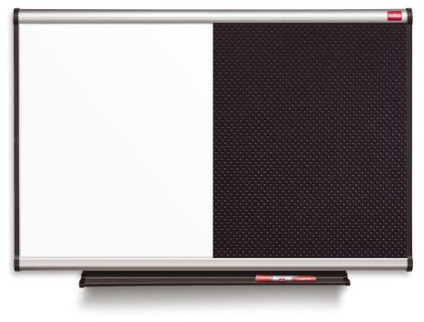 Nobo Prestige Kombitafel (Whiteboard/Schaumstoff-Pinnwand, 60 x 90 cm)