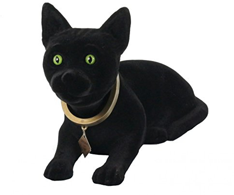 Wackel Figur Katze schwarz bobblehead