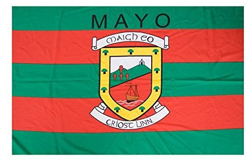 Offizielle Flagge Irland MAYO GAA Kamm 152cm x91cm sehr begrenzt verfügbar