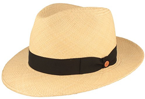 Mayser Albenga Panama Bogarthut Panamahut Strohhut Sommerhut Sonnenhut Herren - Made in The EU mit Ripsband, Ripsband Frühling-Sommer