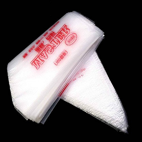 Windy5 100pcs Sac à Usage Unique Piping pâtisserie Glaçage Piping gâteau de Petit gâteau de décoration Outils Sacs