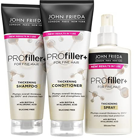 John Frieda PROfiller+ Thickening Shampoo, Conditioner & Spray