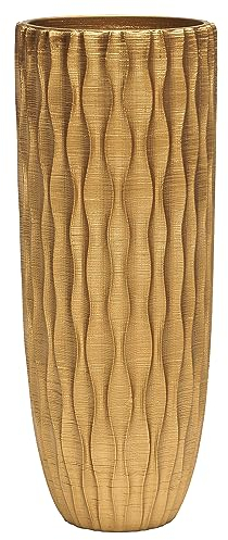 Suanti Vase à fleurs, eau Wave Pure Copper Vase pour taille moyenne