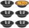 MAXQUU 6 piccoli stampi per torte, piatti per torta personali, piatti per torta in alluminio, piatti al forno, piatti per torta specifici al forno (12 x 8 x 3)
