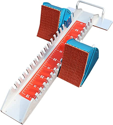 Blocco di partenza per allenamento atletico multifunzione regolabile Sprint Starter per pista e campo, in lega di alluminio per piste in plastica e cemento