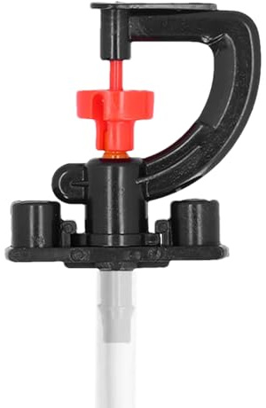 Mini cabezales de riego - rociador rotativo, cabeza de tipo G, rociador de niebla | Pequeño aspersor con característica de refracción ajustable, cabeza de riego de césped para Les p