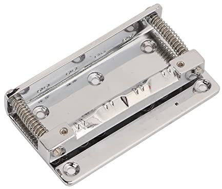 KIMISS Metal Mandolin Bridge 8 String Saddle Bridge Plate Replacement for Enhanced Sound Quality - Musical Instrument Accessories