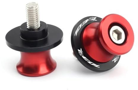 Diabolos Motocicleta Para Zontes 703RR 703 RR 2025 2026 Tornillos De Soporte Para Deslizadores De Carretes De Basculante De Motocicleta Carretes Basculante(rojo)