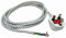 First4Spares 2.5 Metre Steam Iron Lead Cable Flex Cord & Plug