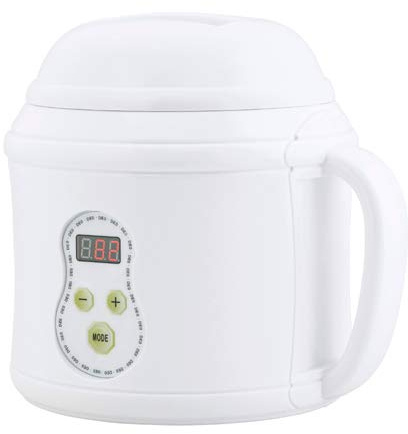 Deo Beauty 500cc Digital Wax Heater - Compact, Portable, & Easy-to-Use Body Wax Melter Warmer for Professional Paraffin, Depilatory, Hair-Removal, White