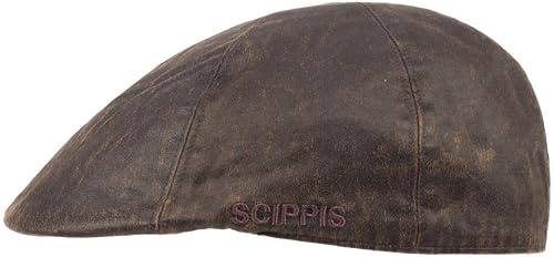 SCIPPIS Dublin Cap – Leichte Schiebermütze für Damen & Herren | Unisex Flatcap aus weichem DriTec-Stoff | Trendige & Bequeme Newsboy Cap mit elastischer Passform