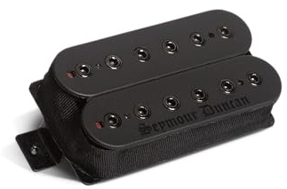Seymour Duncan Blackened Black Winter High-Output Passive Humbucker Bridge Pickup - Perfect for Rock and Heavy Metal