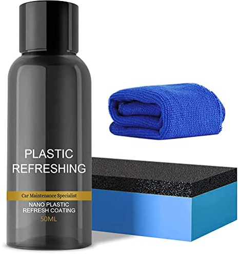 BTOSEP Recubrimiento de plástico para coche, plástico revitalizante, revitalizante, piezas de plástico, renovación de ingrediente activo, limpiador de interiores automotriz,