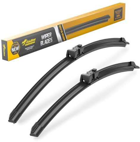 Raidbee® 24+19 Windshield Wiper Blades Replacement for VW Volkswagen Jetta Passat 2006-2010 CC 2009-2012 GTI 2006-2012 Eos 2006-2016 Genuine OEM Quality Top Lock 2 Pack