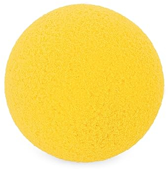 AFH Schaumstoffbälle Sensorik Deluxe ohne Beschichtung | Softbälle | weiche Bälle (Ø 10 cm, gelb)