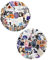 MYGLOAR 110PCS Aufkleber, Wasserfeste Vinyl Stickers für DIY Dekoration, Graffiti Style Decals für Auto Motorräder Laptop Fahrrad Skateboard Snowboard Gepäck Aufkleber iPad und mehr