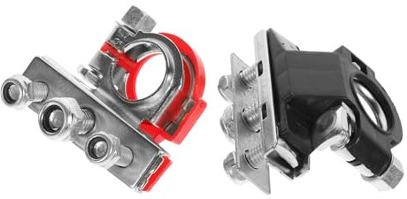 SWOOMEY Conectores De Terminales De Batería De Coche 3 Vías, Clips De Batería De Hierro y Plástico, Paquete Único Para Conexión Eléctrica Automotriz, Uso Para Vehículos