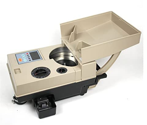 Registrierkasse für Kleinunternehmen, Münzzähler -Maschine 1500 Stcs/min Hochgeschwindigkeitsmünzen Zählmaschinen Automatische elektronische Münz -Sortierer -Geräte für Einzelhandel, Restaurant, Super