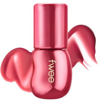 fwee 3D Voluming Gloss 70% (Rich) | Lychee 70% | High Shine, Non-Sticky Lip Gloss for Makeup | Long-Lasting, Moisturizing Gel Formula | 30%, 70% Pigment Options | 5.3g