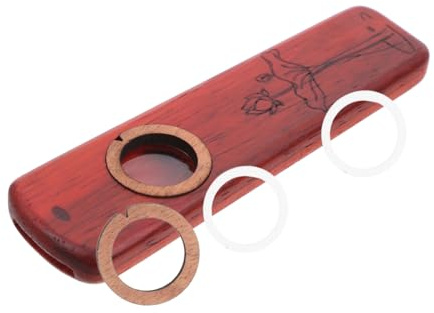 Holz Braun für Musikinstrument Kazoo Gitarren Ukulelebegleitung | Einfach zu Spielen, Tragbares Design, für Auftritt und Geschenk, für Erwachsene, Braun