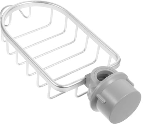 Warmhm Portasapone Alluminio Mensola per Doccia Organizer Sospeso per Lavello Facile Installazione e Resistente