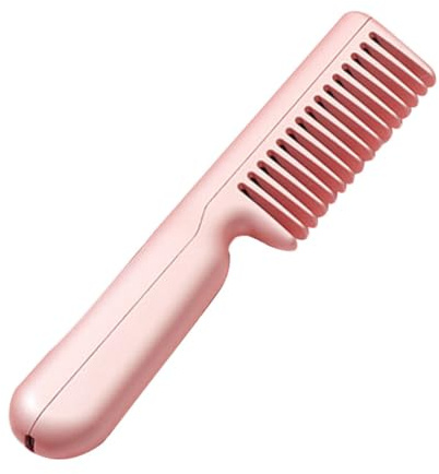 FRCOLOR Plancha De Pelo Rizador De Pelo Peine Alisador Para Cabello Liso Herramienta De Peinado Para Viajes Usb Cable Para Carga Peine Rizador Para Uso Doméstico