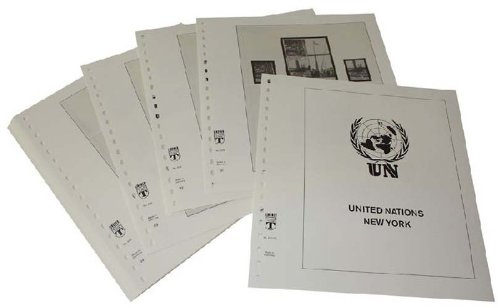 Lindner-T Feuilles pré-imprimées des Nations Unies New York 2025 Carnet de marque