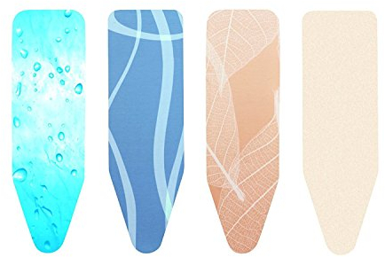 Brabantia 2mm Built-in-Foam Ironing Board Cover (C Board/Neutral Mixed Random Selection) Heat-Resistant, Non-Slip, Cord Fastener